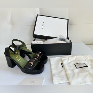 Gucci Horsebit Sandals black size 41